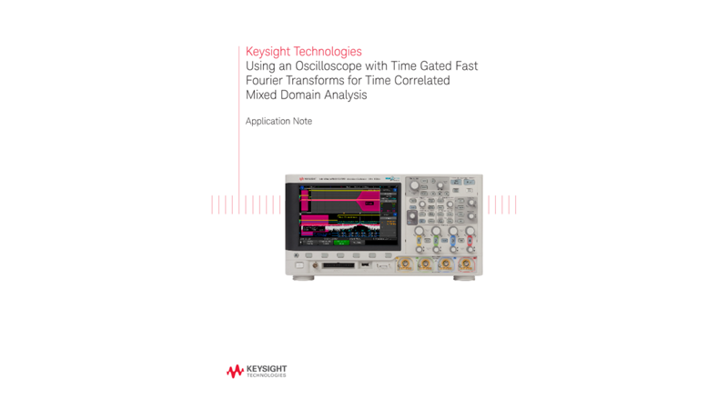 Using Time Gated Fast Fourier Transforms for Mixed Domain Test